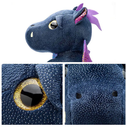 24cm Flying Dragon Plush Toy - Kawaii Dinosaur Doll for Kids