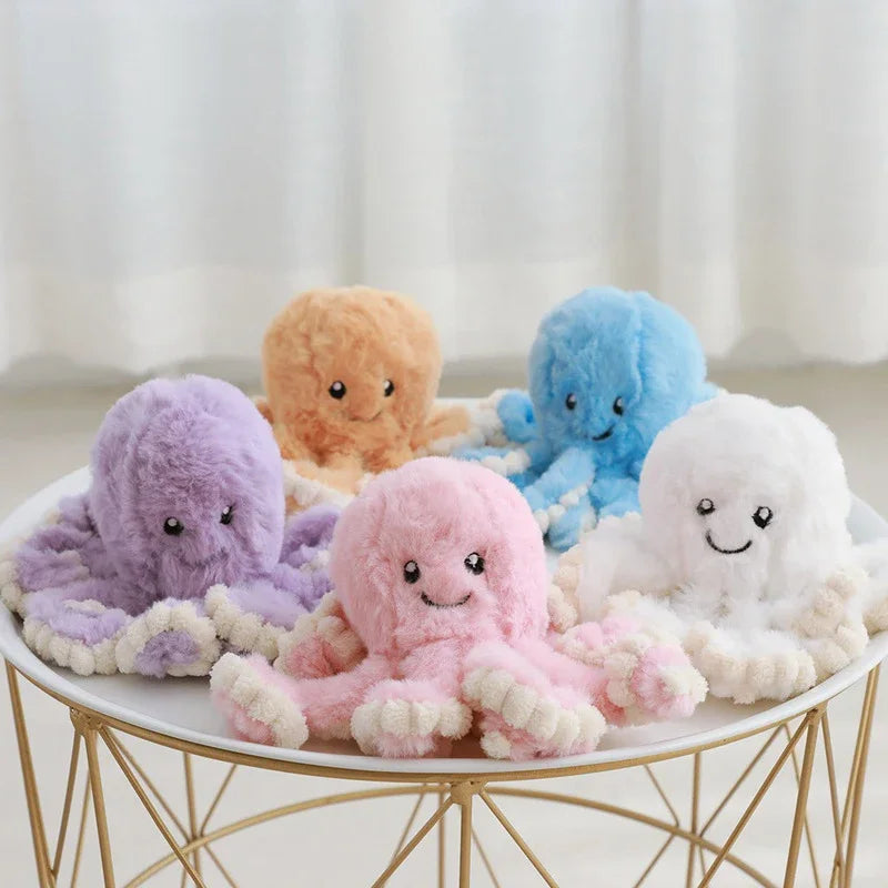 18cm Cute Plush Octopus & Whale Dolls - Stuffed Sea Animal Toys - Kawaiioo