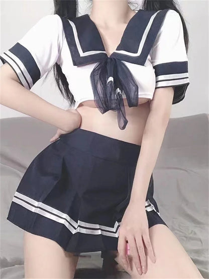 Sexy Cosplay Lingerie - Japanese Costumes With Miniskirt For School Girl