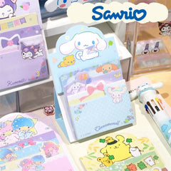 Sanrio Hello Kitty Post It Notes Cartoon Kuromi Mymelody Cinnamoroll Student Stationery N Times Posted Message Book Kid Gifts - Kawaiioo