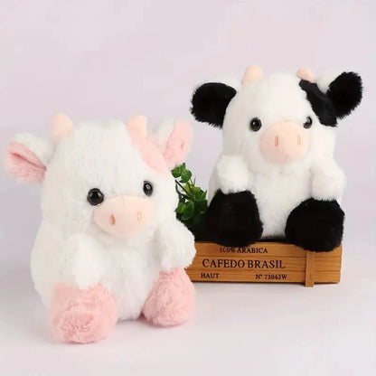 Kawaii Strawberry Cow Plushie - 20cm Soft Doll for Kids