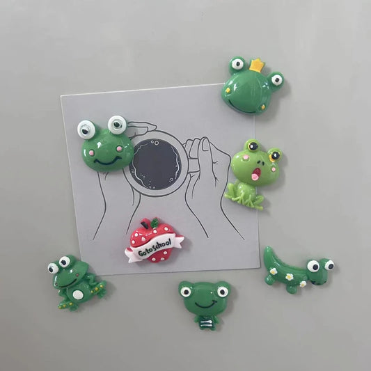 Cute Frog Refrigerator Magnets Refrigerator Magnets Home Decoration Souvenirs Kitchen Supplies