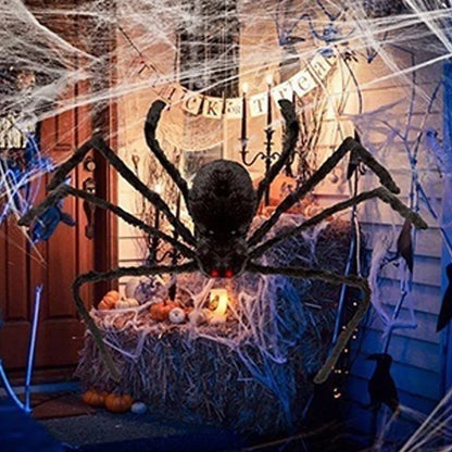 Plush Spider Toy - Giant Halloween Horror Decoration (30-200cm)