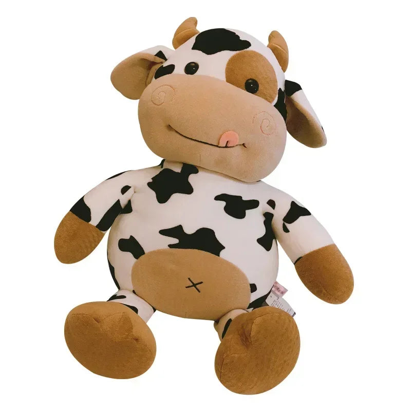 Cute Cow Plush Toy - Rag Doll & Pillow for Girlfriend or Kids - Kawaiioo