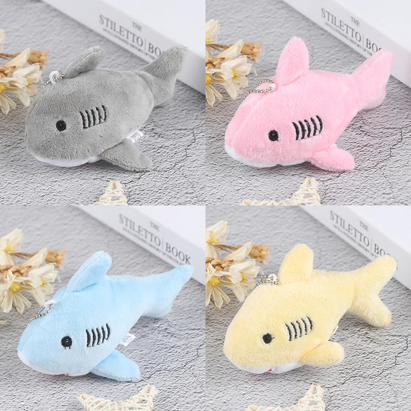 Shark Keychain Plush Toy - Mini Marine Animal Doll - Kawaiioo