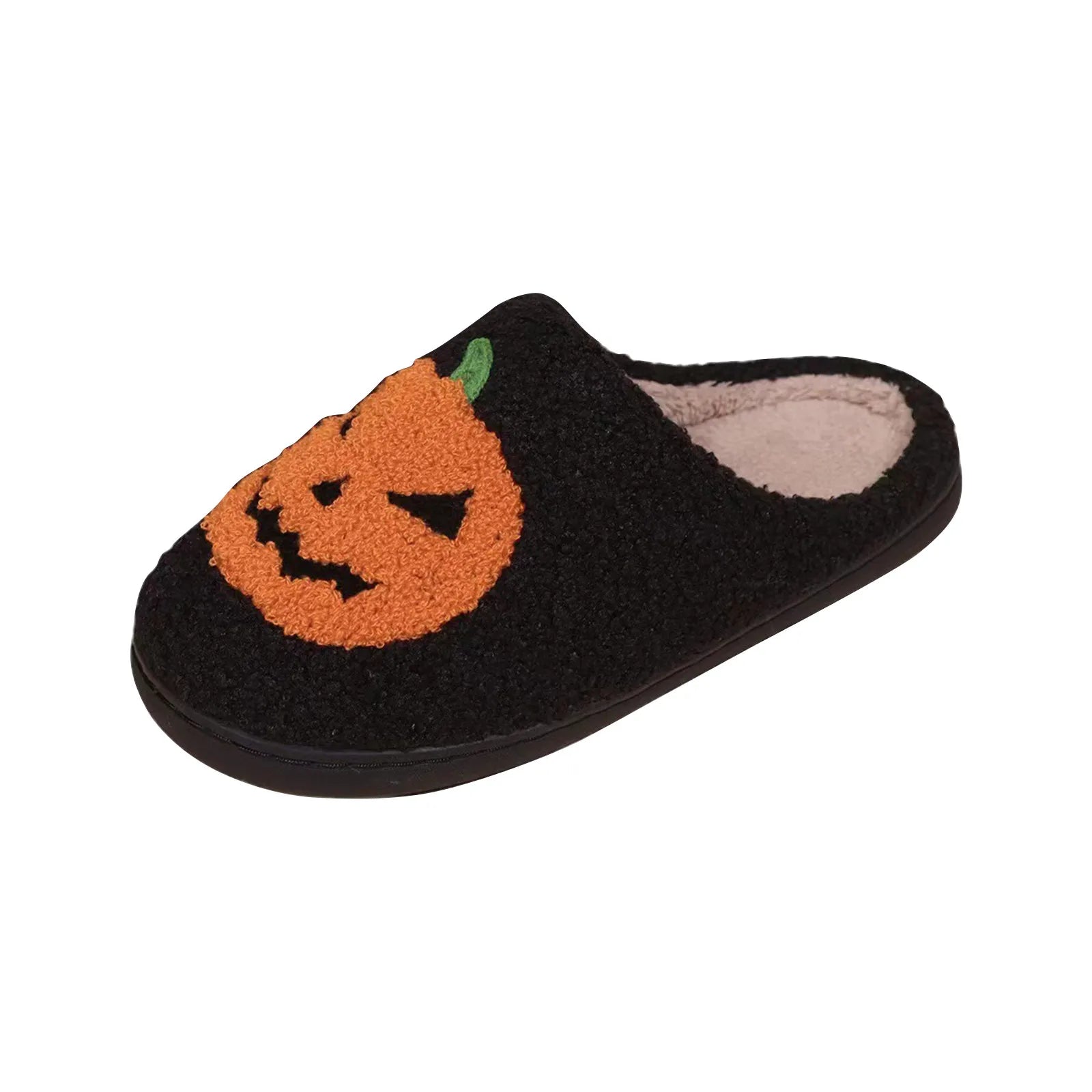 Halloween Plush Slippers - Spooky Soft Slides for Women & Men