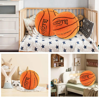 Basketball Plush Pillow - 25cm Soft Anime Stuffed Ball for Kids