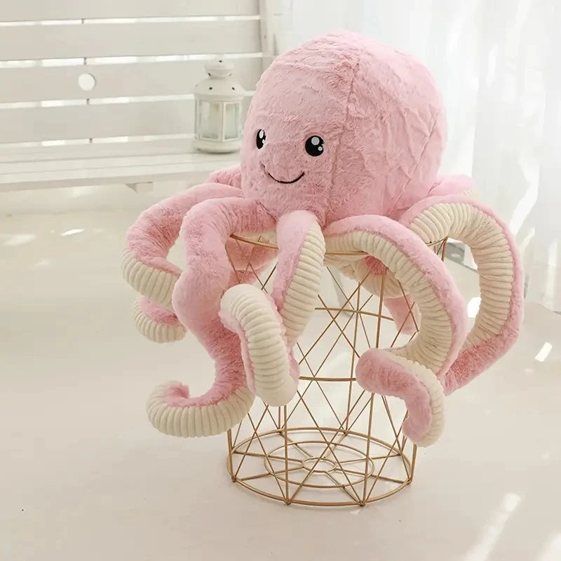 Kawaii Octopus Plush Pendant - 2 Sizes, Soft Stuffed Animal - Kawaiioo