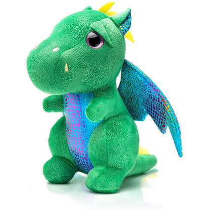 24cm Flying Dragon Plush Toy - Kawaii Dinosaur Doll for Kids