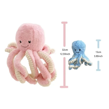 Kawaii Octopus Plush Pendant - 2 Sizes, Soft Stuffed Animal - Kawaiioo