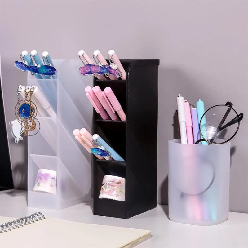 Sharkbang Desk Pen Holder - Kawaii Large Capacity Organizer