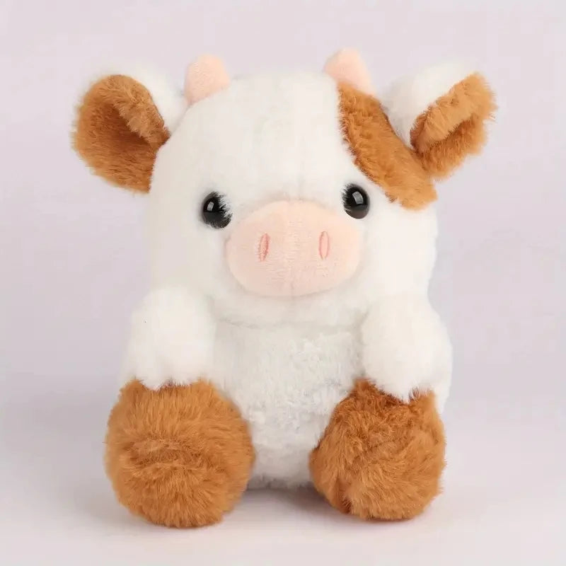 Kawaii Strawberry Cow Plushie - 20cm Soft Doll for Kids