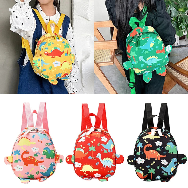 Kawaii Dinosaur Schoolbag - Nylon Kids Backpack for Boys & Girls - Kawaiioo