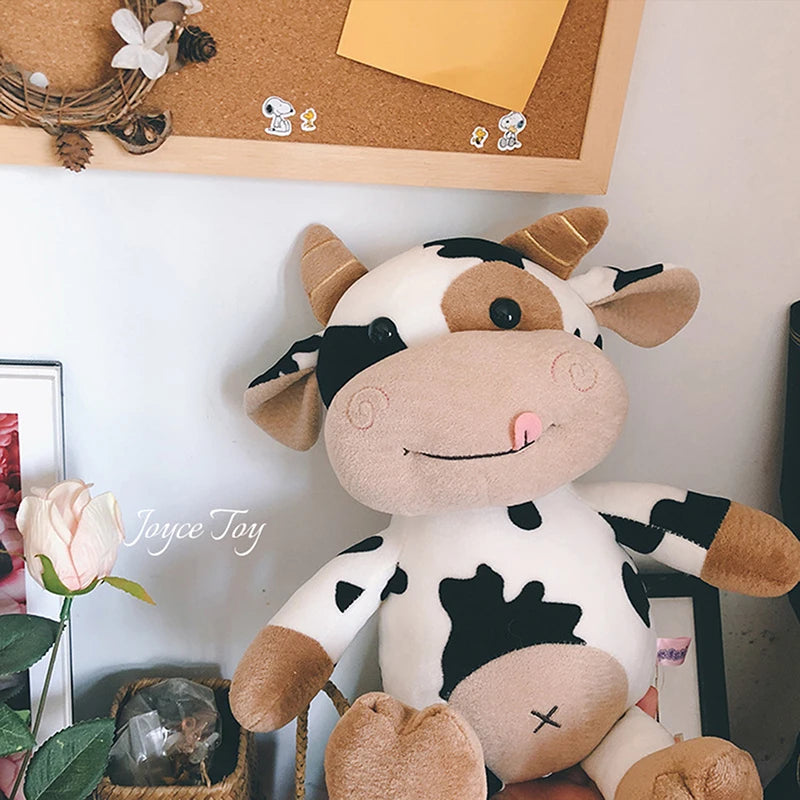 Cute Milk Cow Plush Toy - Stuffed Animal for Kids & Home Decor - Kawaiioo