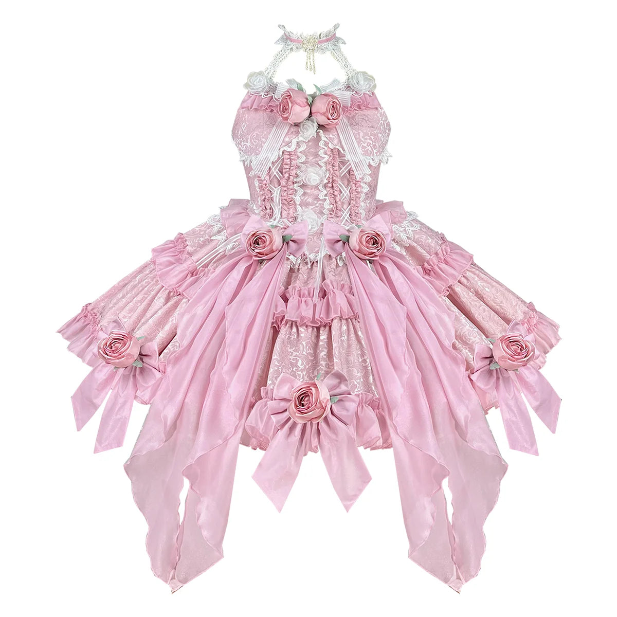 New Original Japanese Harajuku Pink Dress - Kawaii Lolita JSK