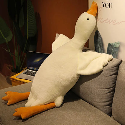 Giant Fluffy Duck Plush Toys - Cute Stuffed Animals & Sleep Pillows