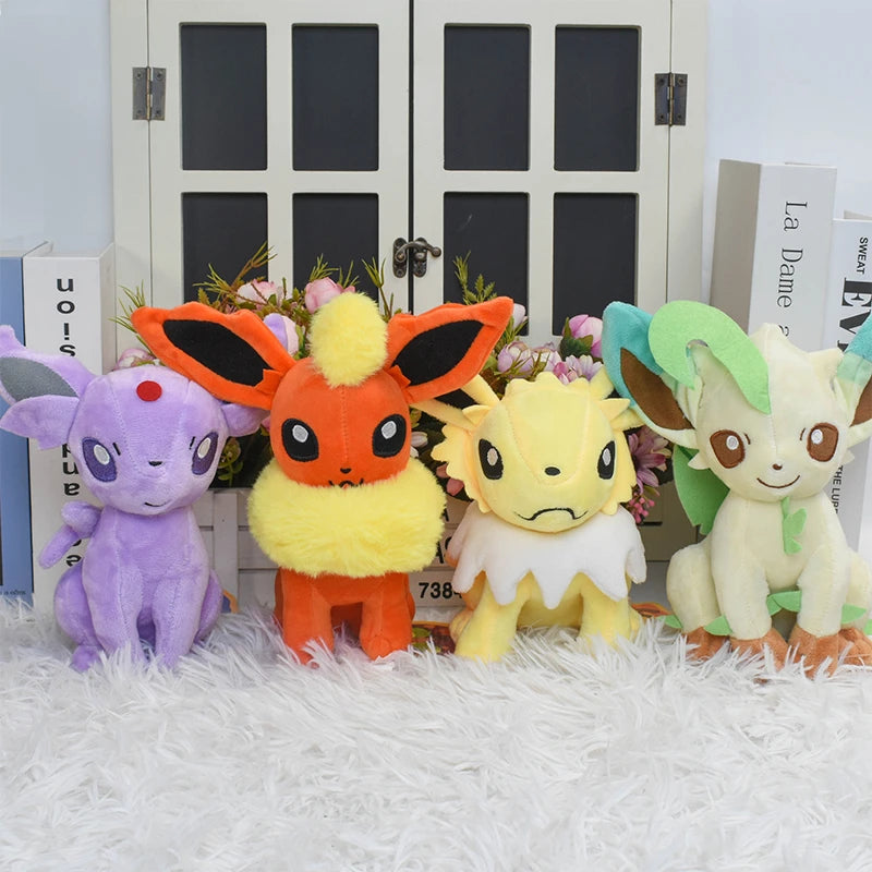 Pokemon Sitting Plush Toys - Umbreon, Eevee, Sylveon & More - Kawaiioo