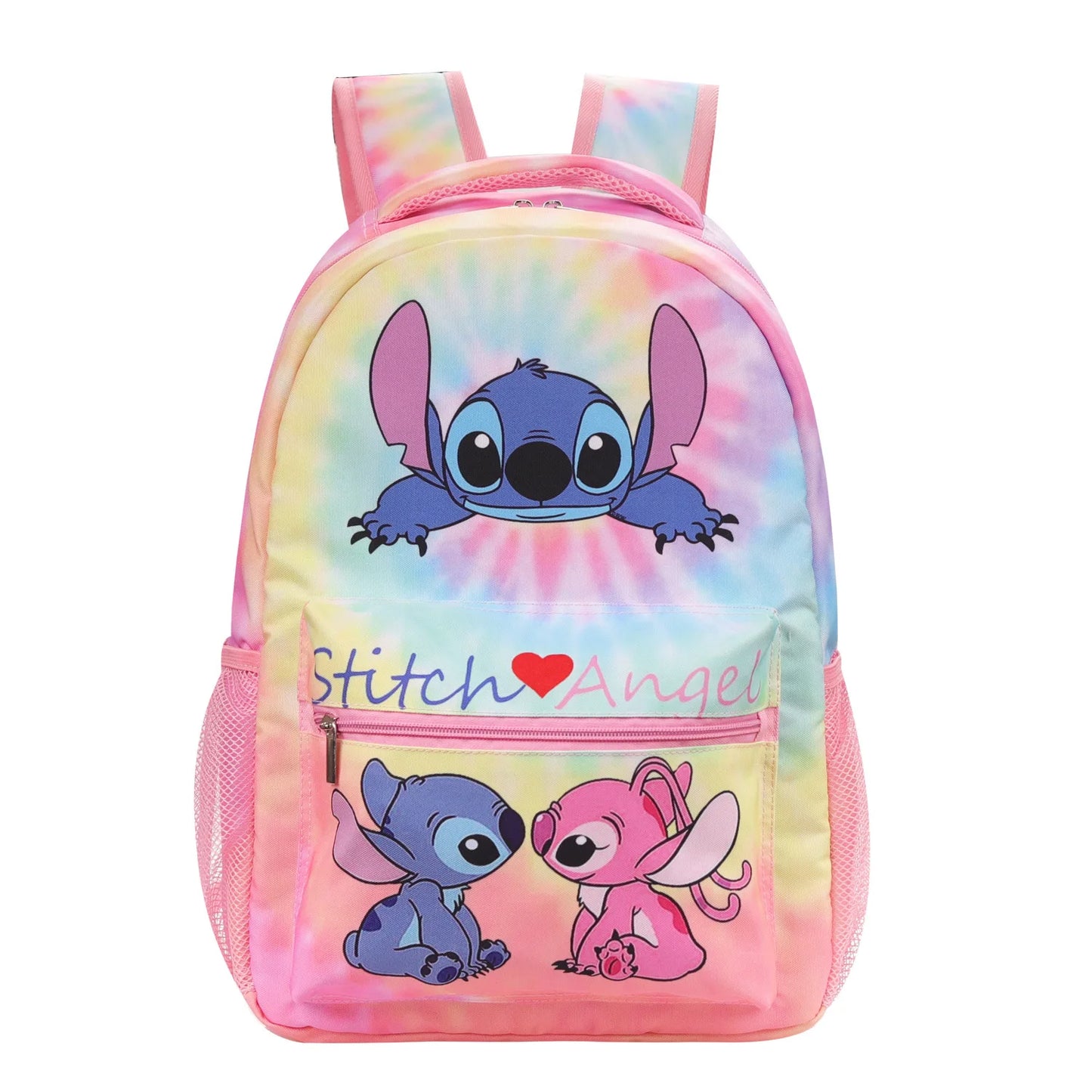 Stitch Primary School Bag Children's Cartoon Backpack Backpack Boys Girls Anime Kawaii Cartoon School Bag Mochila - Kawaiioo