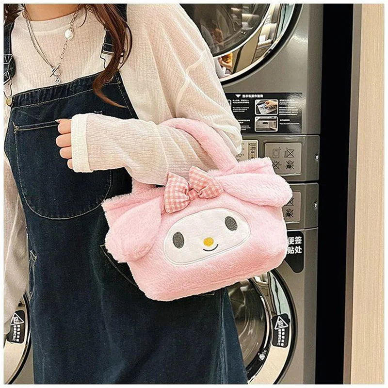 Sanrio Kuromi & Cinnamoroll Backpack - Plush Hello Kitty & My Melody - Kawaiioo