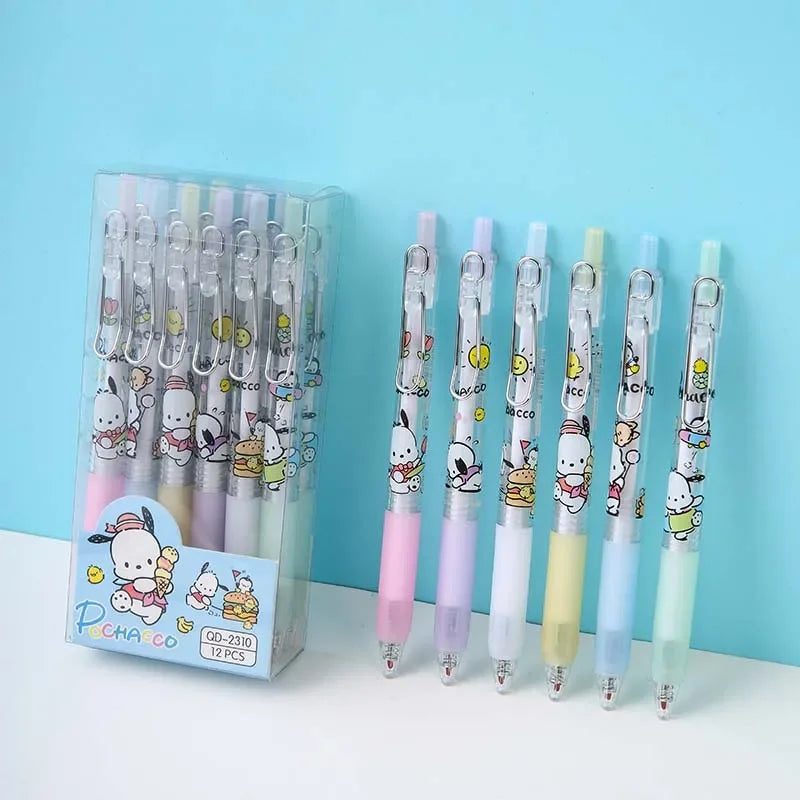 Sanrio Anime Neutral Pen - My Melody & Kuromi Cartoon Stationery