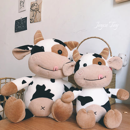 Cute Milk Cow Plush Toy - Stuffed Animal for Kids & Home Decor - Kawaiioo