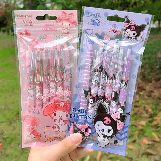 Sanrio Anime Neutral Pen - My Melody & Kuromi Cartoon Stationery