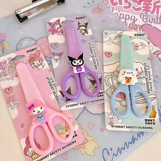 Sanrio Kuromi & Cinnamoroll Safety Scissors - Kawaii Kids' Gift