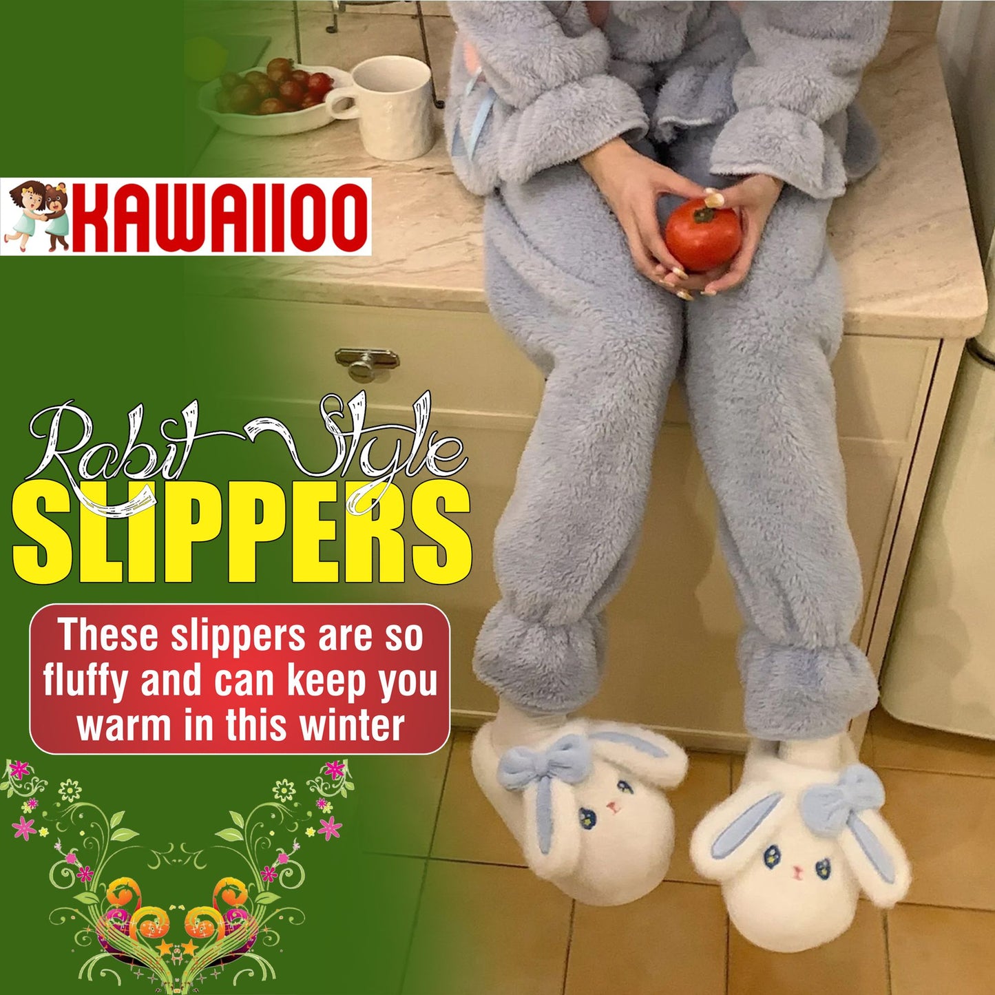 fluffy slippers