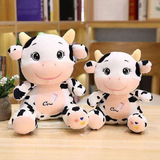 Cute Baby Cow Plush Doll - Adorable Stuffed Toy - Kawaiioo