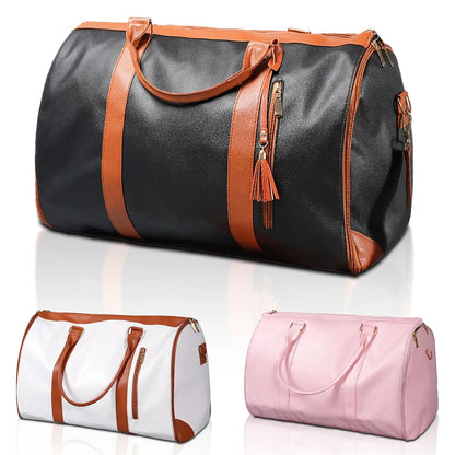 leather travel bag